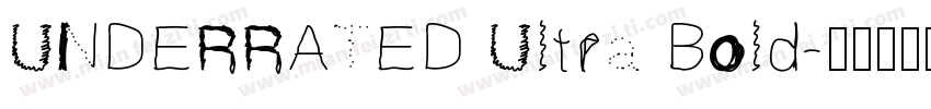 UNDERRATED Ultra Bold字体转换